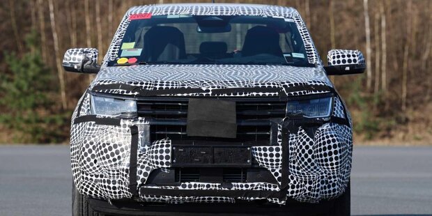 VW Amarok (2022): Neuer Teaser zeigt Hochkant-Infotainment