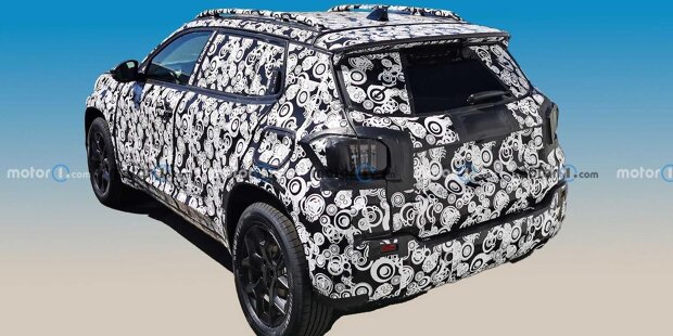 Neuer Baby-Jeep für 2023 erstmals als Erlkönig erwischt