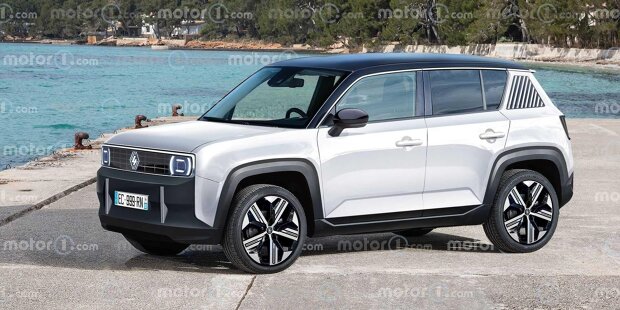 Renault 4ever: Der elektrische Renault 4 im Motor1-Rendering