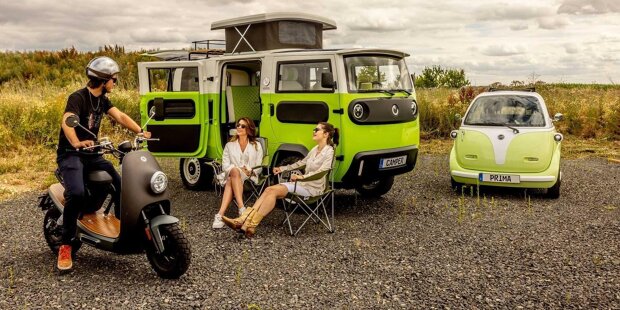 Electric Brands zeigt Campingversion des XBus und den Evetta