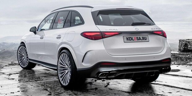 Mercedes-AMG GLC 63 (2023): Rendering zeigt Vierzylinder-Zukunft