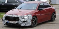 Mercedes-Benz CLA (2023) als wenig getarntes Facelift aufgetaucht