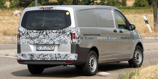 Mercedes Vito: Facelift mit Frontpartie im EQV-Stil erwischt