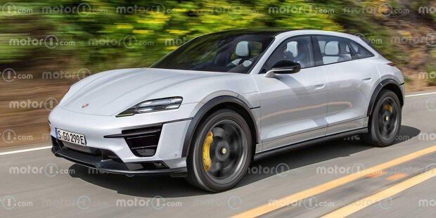 Porsches Siebensitzer-Elektro-SUV (K1) als Rendering