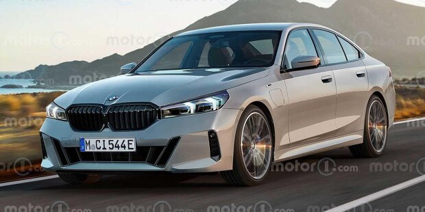 Neue BMW 5er-Reihe (2023) im exklusiven Rendering von Motor1.com