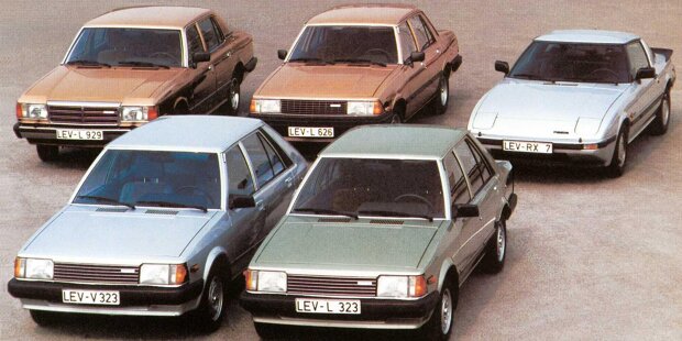 50 Jahre Mazda in Deutschland: Die frühen Modelle bis 1985