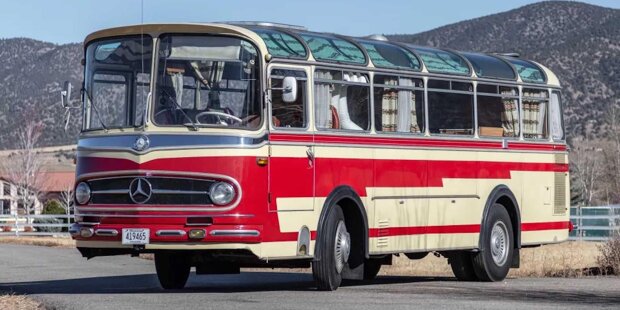 Klassisches Mercedes-Wohnmobil von 1961 stand zum Verkauf