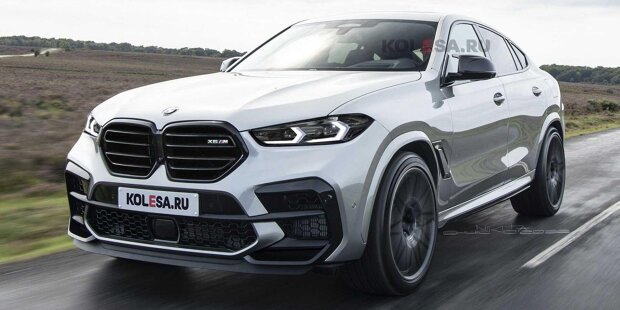 BMW X6 M (2023) zeigt sich auf Rendering mit aggressivem Facelift