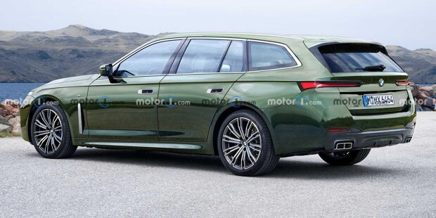 Neuer BMW 5er Touring (2023) zeigt sich im Rendering