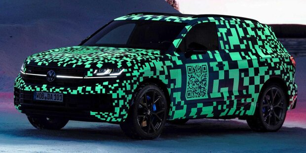 VW Touareg (2023) zeigt sich vor Premiere auf Teaser-Bildern