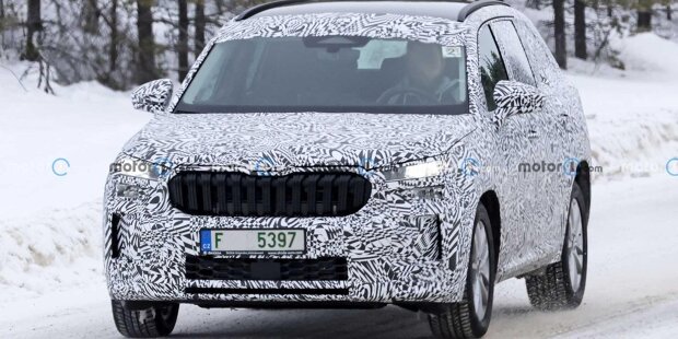 Skoda Kodiaq (2024) der nächsten Generation als Erlkönig