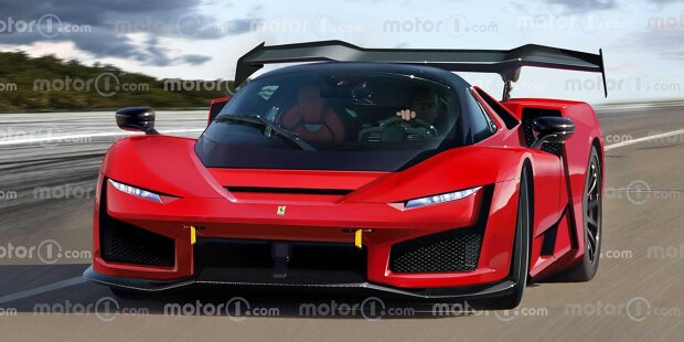 Neues Ferrari-Hypercar erwacht in unserem Rendering zum Leben