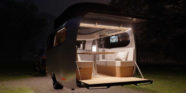 Airstream-Konzept mit besserer Aerodynamik und Porsche-Genen