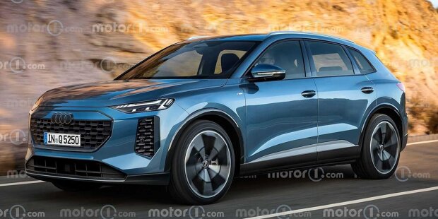 Audi Q5 (2024) als Rendering von Motor1.com