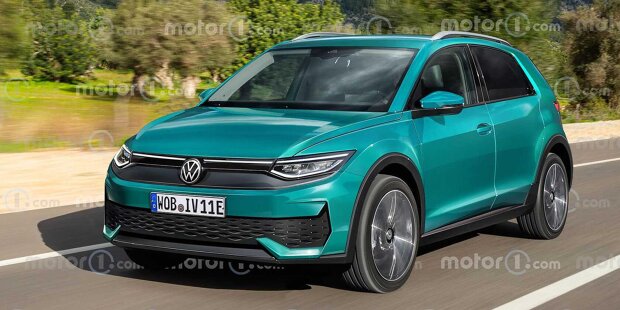 VW ID.2 X (2025): So könnte das Crossover-Serienmodell aussehen