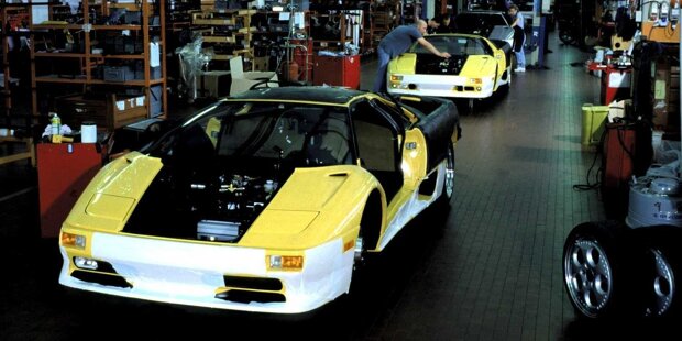 60 Jahre: Das Lamborghini-Werk im Wandel der Zeit