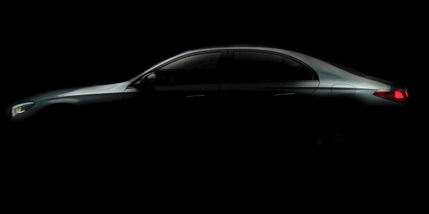Neue Mercedes E-Klasse zeigt ihr Profil vor Premiere am 25. April