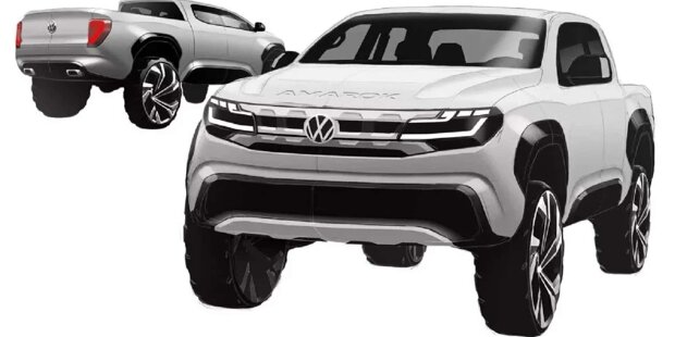 VW Amarok (2023): So hätte der neue Pick-up auch aussehen können