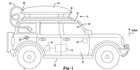 Ford-Patentschrift zu Ersatzbatterie auf dem Dach
