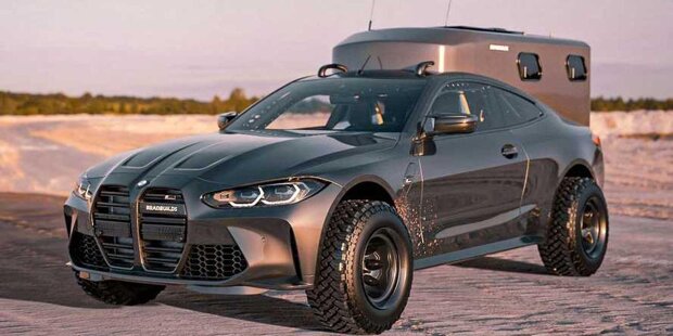 BMW M4 Overlander Renderings von BradBuilds