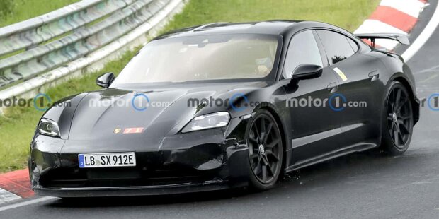 Porsche Taycan Turbo GT (2023) auf dem Nürburgring gesichtet