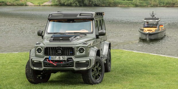 Brabus bietet Mercedes-AMG G 63 mit 800 PS samt Boot und Uhr an