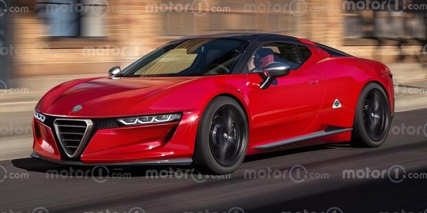 Alfa Romeo Supercar (2023): So könnte es aussehen