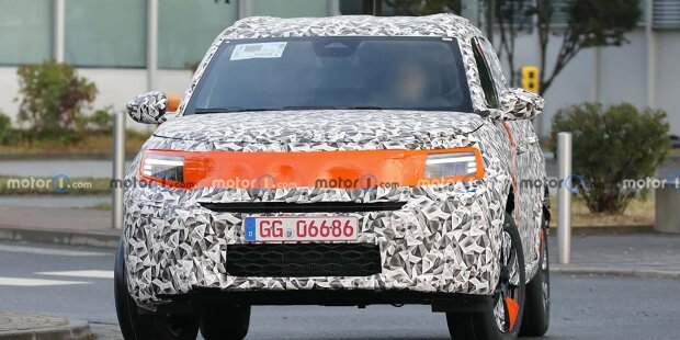 Neuer Opel Crossland (2024) als künftiges Elektro-SUV erwischt