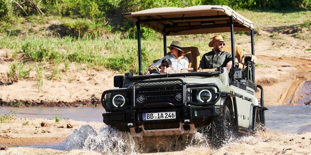 Ineos Grenadier Safari debütiert mit Höherlegung und Zeltdach