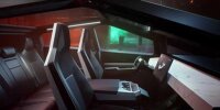 Tesla Cybertruck: Neue Bilder vom Interieur mit Ambientelicht