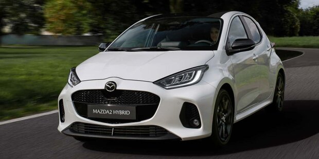 Mazda 2 Hybrid (2024) erhält Update mit neuem Design