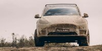 Tesla Model Y mit extremer Höherlegung aus China