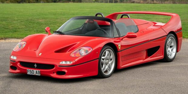 Ferrari F50 von Rod Stewart: Rockstar-Auto steht zum Verkauf