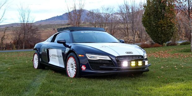 Audi R8 im Rallye-Stil ist bereit für einen neuen Besitzer