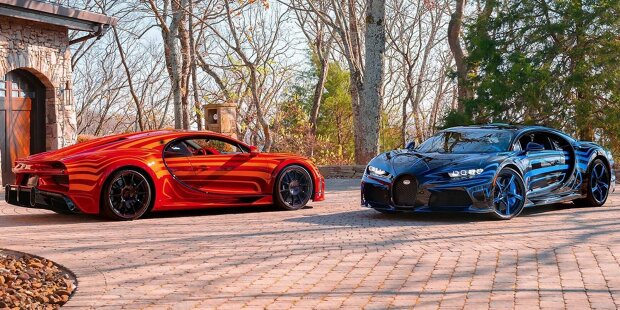 Bugatti Chiron Super Sport "L'aura" und Chiron Super Sport "Coup de Foudre"