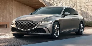 Genesis G80 (2024) bekommt Facelift mit 27-Zoll-Bildschirm