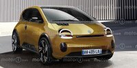Renault Twingo EV (2026) als Rendering von Motor1.com