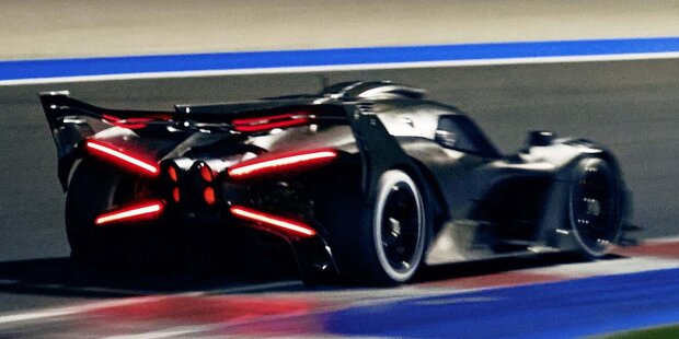 Bugatti Bolide Rennstreckentests