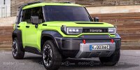 Mini-Toyota Land Cruiser als Rendering von Motor1.com