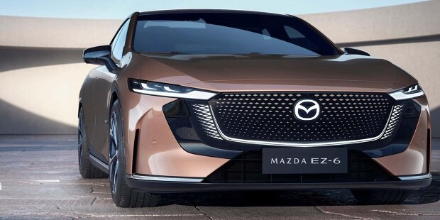 Der neue Mazda 6 ist eine Elektro-Limousine mit Heckantrieb