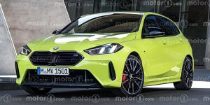 BMW 1er (2024) als Rendering von Motor1.com