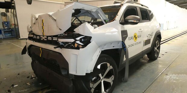 Neuer Dacia Duster im EuroNCAP-Crashtest (Juli 2024)