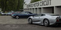 Jaguar-Modelle der Vergangenheit in Goodwood