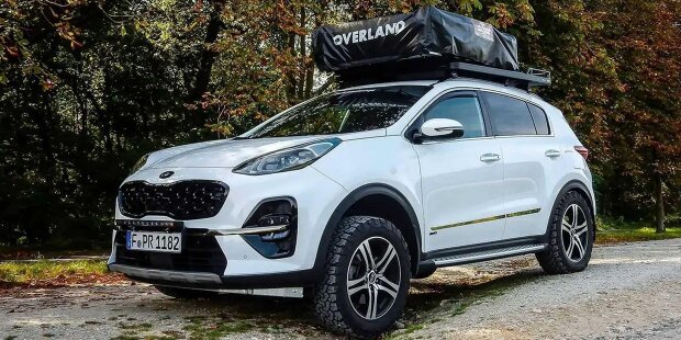Kia Sportage mit Dachzelt im Test