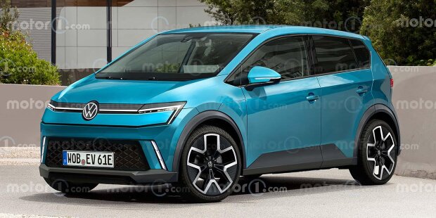 Volkswagen ID.1 (2027) im Rendering von Motor1.com