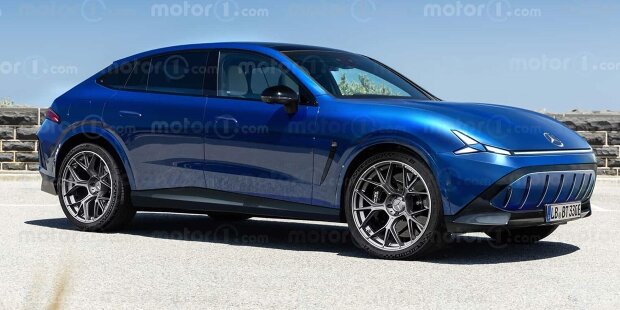 Mercedes-AMG SUV EV im Rendering von Motor1.com