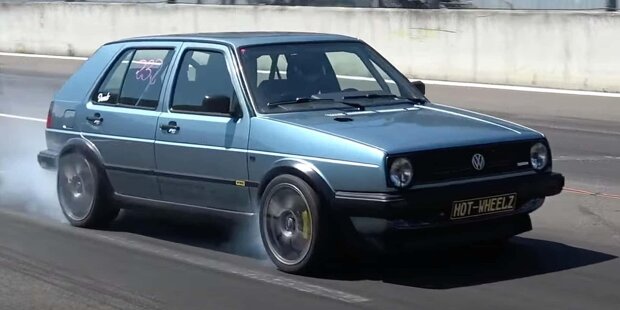Dieser 900-PS-Golf rast die Viertelmeile in 10 Sekunden