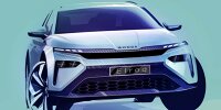 Skoda Elroq, erste offizielle Außenzeichnungen