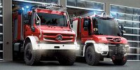 Mercedes-Benz Special Trucks mit Unimog und Atego auf FIREmobil 2024