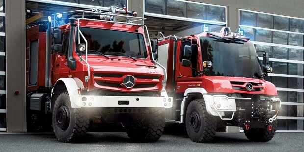 Mercedes-Benz Special Trucks mit Unimog und Atego auf FIREmobil 2024